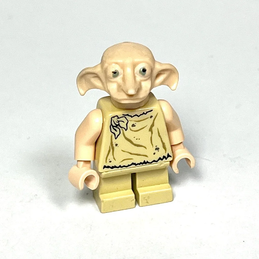 LEGO Harry Potter Dobby the House Elf Minifigure hp105 Light Nougat Tattered Tun